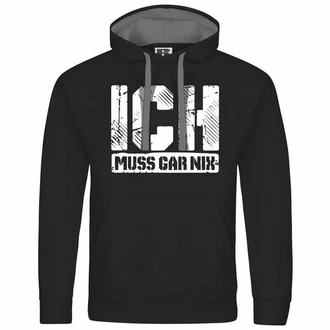 deinshirt Kapuzenpullover Ich muss gar nix