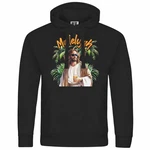 deinshirt Kapuzenpullover Mallelujah Mit Print Motiv Schwarz/Orange