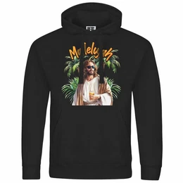 Kapuzenpullover Herren Kapuzenpullover Mallelujah Mit Print Motiv, Grafik