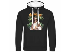 deinshirt Kapuzenpullover Mallelujah Mit Print Motiv Schwarz