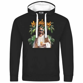 deinshirt Kapuzenpullover Mallelujah Mit Print Motiv Schwarz