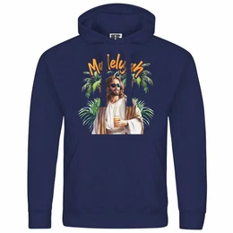 Kapuzenpullover Herren Kapuzenpullover Mallelujah Mit Print Motiv, Grafik