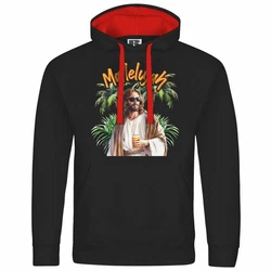 deinshirt Kapuzenpullover Mallelujah Mit Print Motiv Schwarz