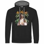 deinshirt Kapuzenpullover Mallelujah Mit Print Motiv Schwarz/Orange