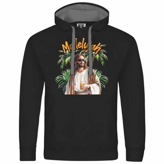 deinshirt Kapuzenpullover Mallelujah Mit Print Motiv Schwarz/Orange deinshirt Kapuzenpullover Mallelujah Mit Print Motiv Schwarz/Orange