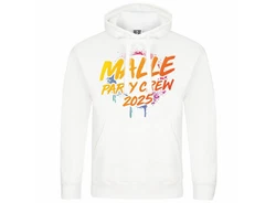 deinshirt Kapuzenpullover Malle Partycrew 2024 Braun/Weiß/Rosa/Rot/Gelb/Beige/Mischfarben/Grün