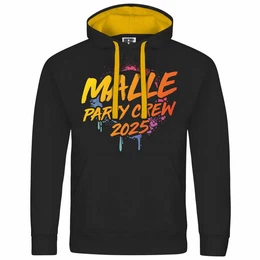 Kapuzenpullover Herren Kapuzenpullover Malle Partycrew 2025 Mit Print Motiv, Grafik