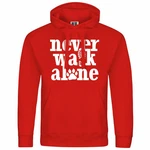deinshirt Kapuzenpullover Herren Never walk alone Rot/Dunkelrot deinshirt Kapuzenpullover Herren Never walk alone Rot/Dunkelrot