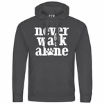 deinshirt Kapuzenpullover Herren Never walk alone Dunkelgrau/Schwarz/Dunkelblau/Grau deinshirt Kapuzenpullover Herren Never walk alone Dunkelgrau/Schwarz/Dunkelblau/Grau
