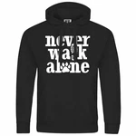 deinshirt Kapuzenpullover Herren Never walk alone Schwarz/Dunkelblau deinshirt Kapuzenpullover Herren Never walk alone Schwarz/Dunkelblau