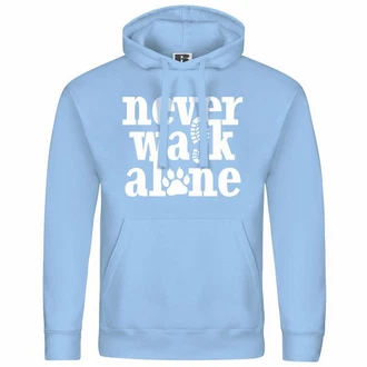 deinshirt Kapuzenpullover Herren Never walk alone 