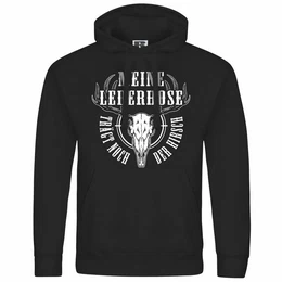 Kapuzenpullover Herren Kapuzenpullover Meine Lederhose trgt noch der Hirsch Mit Print Motiv, Grafik