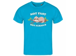 deinshirt Print-Shirt Herren T-Shirt Faultier Not Fast Not Furious Funshirt 