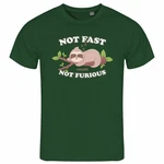 deinshirt Print-Shirt Herren T-Shirt Faultier Not Fast Not Furious Funshirt 
