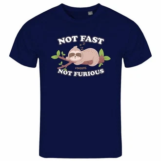 deinshirt Print-Shirt Herren T-Shirt Faultier Not Fast Not Furious Funshirt