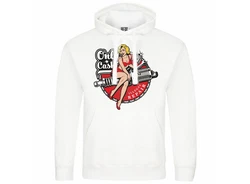 deinshirt Kapuzenpullover Only Cash Mit Print Motiv Rot/Beige
