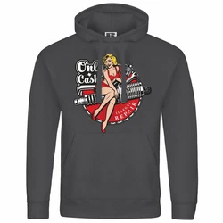 deinshirt Kapuzenpullover Only Cash Mit Print Motiv Dunkelgrau/Beige/Hellgrau/Rot/Grau