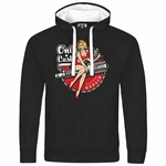 deinshirt Kapuzenpullover Only Cash Mit Print Motiv Rot/Schwarz