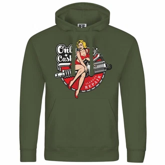 deinshirt Kapuzenpullover Only Cash Mit Print Motiv Dunkelgrün/Grün
