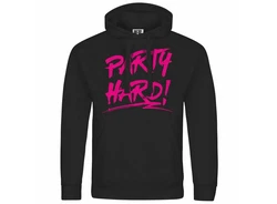 deinshirt Kapuzenpullover Herren PARTY Einhorn Rosa