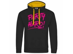 deinshirt Kapuzenpullover Herren PARTY Einhorn Rosa