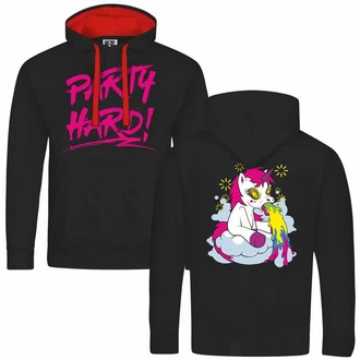 deinshirt Kapuzenpullover Herren PARTY Einhorn deinshirt Kapuzenpullover Herren PARTY Einhorn