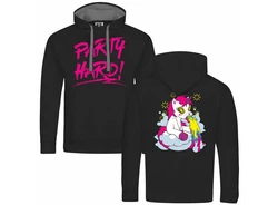 deinshirt Kapuzenpullover Herren PARTY Einhorn Rosa