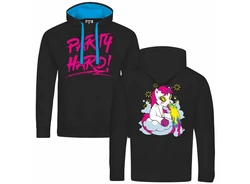deinshirt Kapuzenpullover Herren PARTY Einhorn Rosa