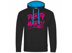 deinshirt Kapuzenpullover Herren PARTY Einhorn Rosa