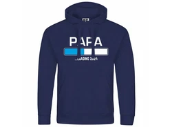 deinshirt Kapuzenpullover Papa loading Mit Print Motiv Grafik Blau/Dunkelblau/Hellblau