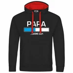 deinshirt Kapuzenpullover Papa loading Mit Print Motiv Grafik Braun/Rot deinshirt Kapuzenpullover Papa loading Mit Print Motiv Grafik Braun/Rot