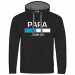 deinshirt Kapuzenpullover Papa loading Mit Print Motiv Grafik Braun/Rot/Hellblau