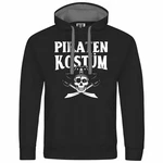 deinshirt Kapuzenpullover PIRATENKOSTM Grau