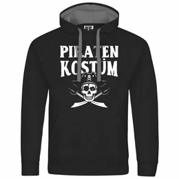 Kapuzenpullover Herren Kapuzenpullover PIRATENKOSTM Mit Print Motiv, Grafik