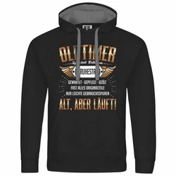 deinshirt Kapuzenpullover Herren Oldtimer im Ruhestand 