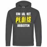 deinshirt Kapuzenpullover Einmal mit Profis arbeiten Braun/Grau/Dunkelgrau/Schwarz deinshirt Kapuzenpullover Einmal mit Profis arbeiten Braun/Grau/Dunkelgrau/Schwarz