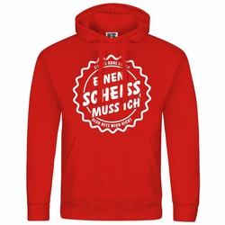 deinshirt Kapuzenpullover Herren Mit Print Motiv Rot/Dunkelrot