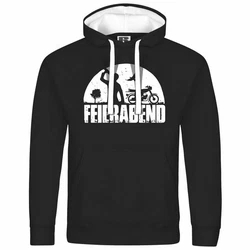 deinshirt Kapuzenpullover Herren Feierabend Simson Print Motiv Grafik Rosa/Grau/Orange/Lila/Hellblau/Schwarz