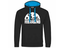 deinshirt Kapuzenpullover Herren Feierabend Simson Print Motiv Grafik Grau/Orange/Blau/Hellblau/Rot/Lila