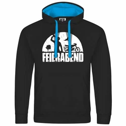 deinshirt Kapuzenpullover Herren Feierabend Simson Print Motiv Grafik Grau/Orange/Blau/Hellblau/Rot/Lila