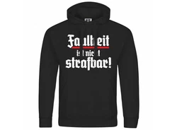 deinshirt Kapuzenpullover Herren Faulheit ist nicht strafbar Grau/Braun/Rot/Schwarz/Dunkelrot