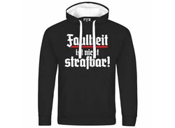 deinshirt Kapuzenpullover Herren Faulheit ist nicht strafbar Grau/Beige/Braun/Rot/Lila