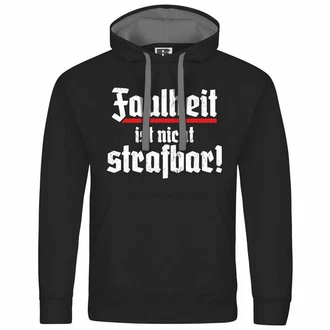 deinshirt Kapuzenpullover Herren Faulheit ist nicht strafbar