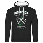 deinshirt Kapuzenpullover Herren Entspannter Dorfmensch Grün/Dunkelgrün/Schwarz