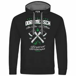 deinshirt Kapuzenpullover Herren Entspannter Dorfmensch Grün/Dunkelgrün/Schwarz
