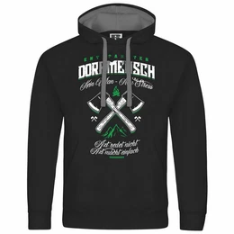 Kapuzenpullover Herren Kapuzenpullover Entspannter Dorfmensch Mit Print Motiv, Grafik