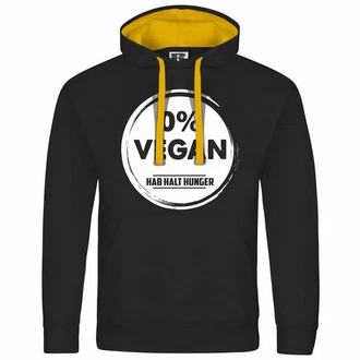 deinshirt Herren Kapuzenpullover Null Prozent VEGAN Mit Print Motiv Rot/Gelb/Schwarz/Orange/Grün deinshirt Herren Kapuzenpullover Null Prozent VEGAN Mit Print Motiv Rot/Gelb/Schwarz/Orange/Grün