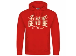 deinshirt Kapuzenpullover Herren Feinkostgewölbe Mit Print Motiv Rot/Rosa