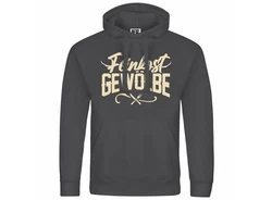 deinshirt Kapuzenpullover Herren Feinkostgewölbe Mit Print Motiv Gelb/Gold/Braun/Beige/Grau