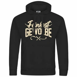 deinshirt Kapuzenpullover Herren Feinkostgewölbe Mit Print Motiv Gold/Gelb/Schwarz/Beige